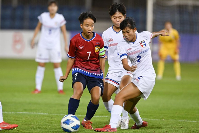 Lào thảm bại trong lần đầu dự vòng loại Asian Cup nữ - Ảnh 1