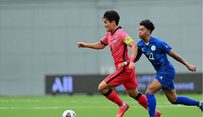 Hàn Quốc khởi đầu hoàn hảo tại vòng loại U23 châu Á 2022 - Ảnh 1