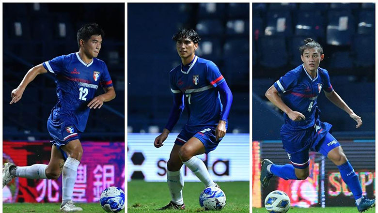 3 cầu thủ thuộc ĐTQG Đài Bắc Trung Hoa về đội U23 quyết đấu Việt Nam - Ảnh 1