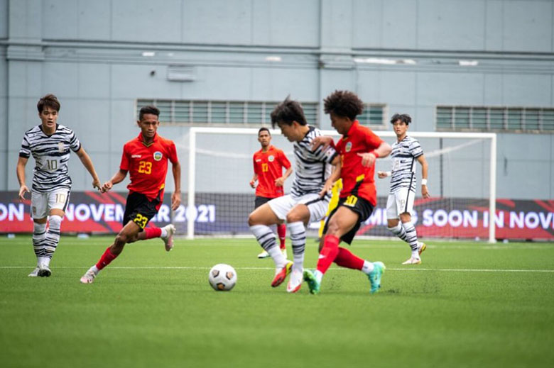 U23 Hàn Quốc củng cố ngôi đầu bằng set tennis trước Timor Leste - Ảnh 2