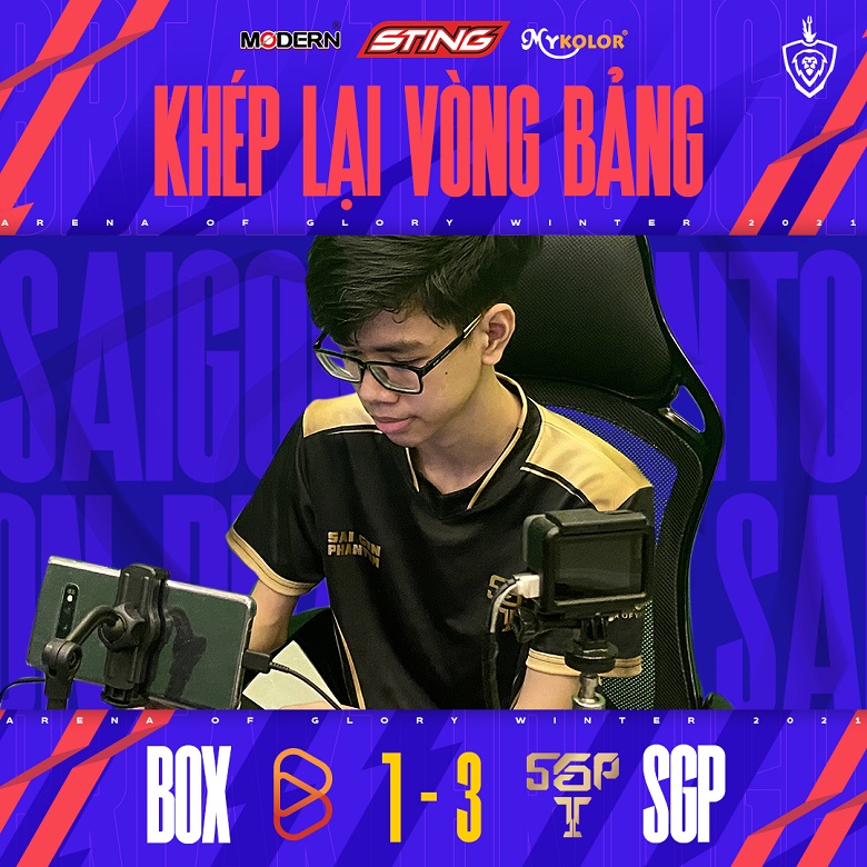 ĐTDV mùa Đông 2021: Box Gaming ‘tấu hài’ vẫn cắt chuỗi 3-0 của Saigon Phantom - Ảnh 1