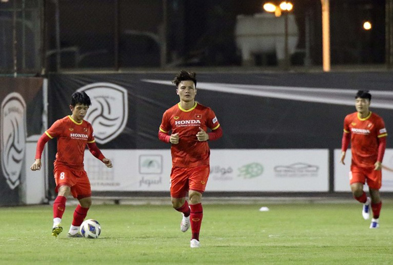 Quang Hải ghi bàn ở trận đấu đối kháng của ĐT Việt Nam trên sân Mỹ Đình - Ảnh 2