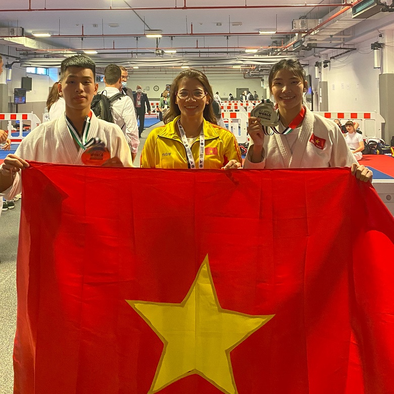 Đặng Thị Huyền: 3 ngày thi đấu, 3 màu huy chương cho Đội tuyển Jiu Jitsu Việt Nam - Ảnh 2