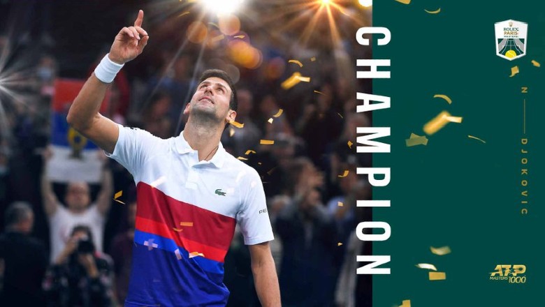 Djokovic báo thù Medvedev thành công, đăng quang Paris Masters lần thứ 6 - Ảnh 2