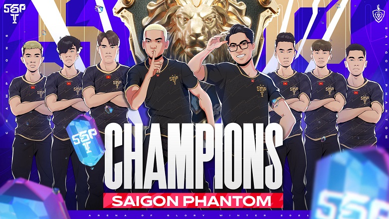 ĐTDV mùa Đông 2021 hạ màn: ‘Team thần đồng’ Saigon Phantom bứt phá thành nhà vô địch - Ảnh 1