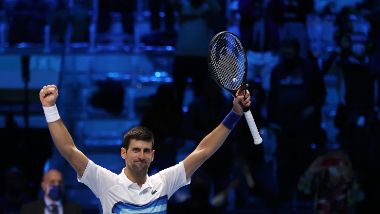 Djokovic ẵm cúp ngay sau trận ra quân tại ATP Finals 2021 - Ảnh 2