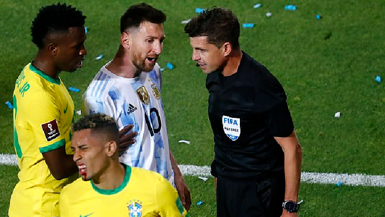 Đình chỉ trọng tài bắt trận Argentina gặp Brazil - Ảnh 2