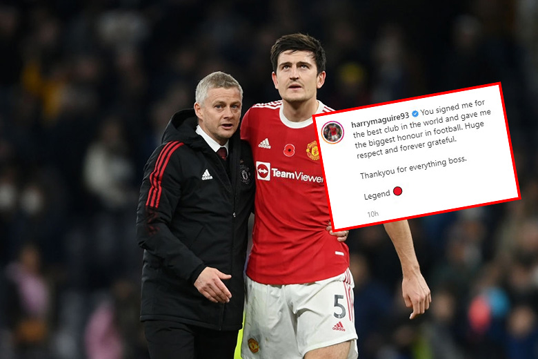 Harry Maguire lần đầu lên tiếng sau khi Solskjaer bị MU sa thải - Ảnh 1