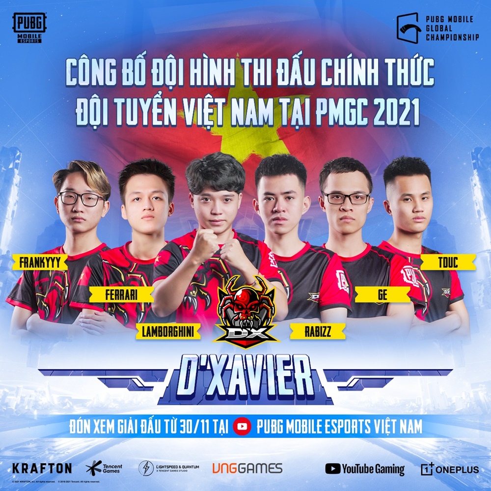 D'Xavier chốt đội hình tham dự Chung Kết Thế Giới PUBG Mobile PMGC 2021 - Ảnh 2