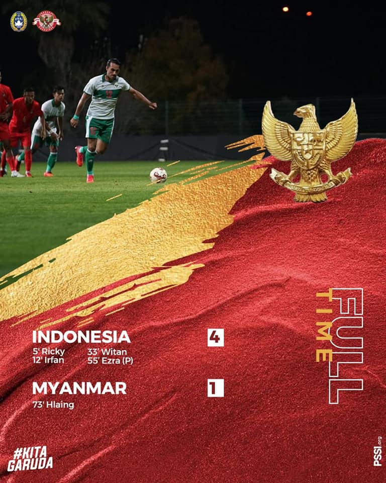 Indonesia thắng đậm Myanmar trước thềm AFF Cup 2021 - Ảnh 1