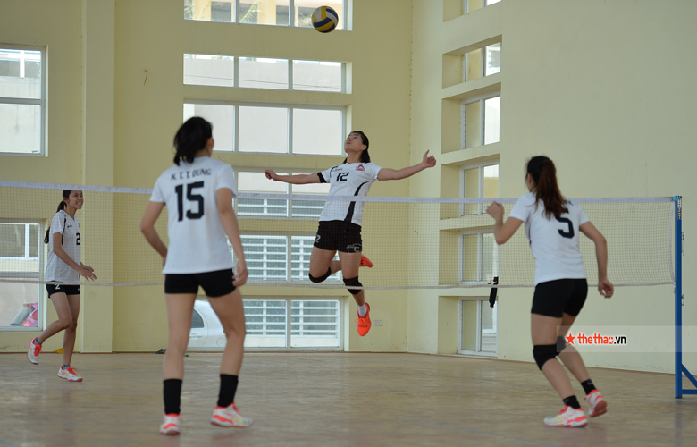 Màn thi triển đặc sản chơi bóng chuyền bằng chân của các cô gái Nghệ An  - Ảnh 5