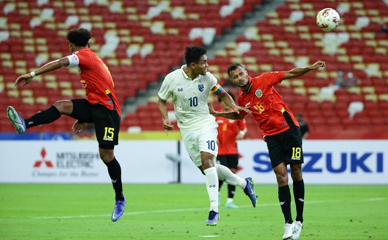Siêu dự bị tỏa sáng, Thái Lan thắng nhọc Timor Leste trong trận mở màn AFF Cup 2021 - Ảnh 1