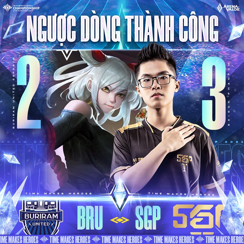 AIC 2021: Bâng chói sáng, Saigon Phantom ngược dòng hạ Buriram ở tứ kết 2 dù bị dẫn 0-2 - Ảnh 2