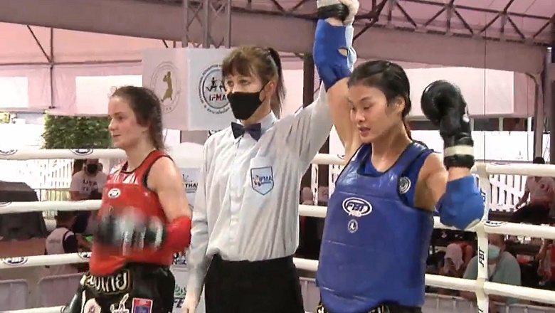 Kết quả Giải Vô địch Muay Thái Thế giới ngày 10/12: Bùi Hải Linh thất thế, mất cơ hội vào chung kết U23 Female Elite 54kg - Ảnh 6