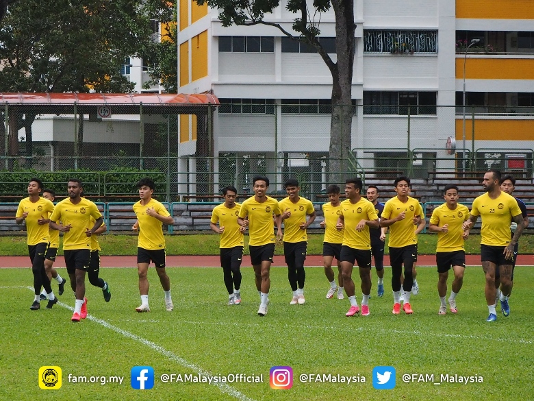Malaysia tập buổi cuối cho trận gặp Việt Nam với 19 cầu thủ - Ảnh 1