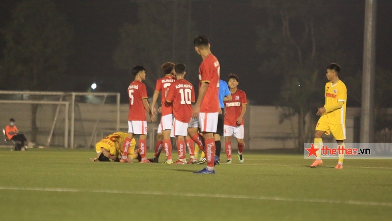 Kết quả VCK U21 Quốc gia: 'Mưa bàn thắng' hiệp hai, Nutifood hạ SLNA đầy kịch tính - Ảnh 4