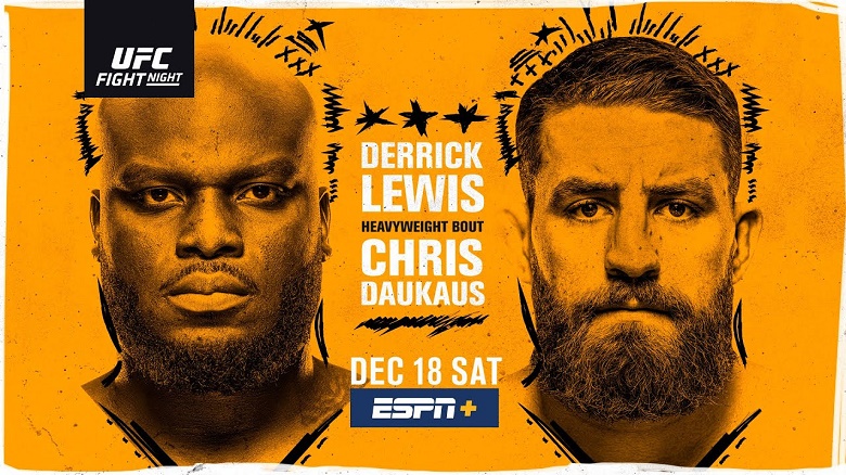 Lịch thi đấu UFC Fight Night Lewis vs Daukaus hôm nay ngày 19/12 - Ảnh 1