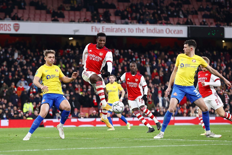 Sao trẻ lập hat-trick, Arsenal thắng lớn ở tứ kết Carabao Cup - Ảnh 3