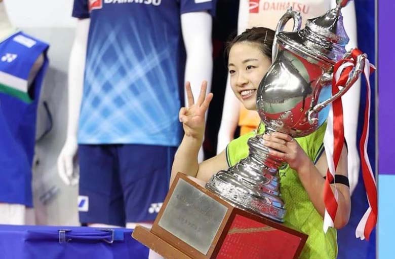 Đây là lần thứ 5 Nozomi Okuhara giành chức vô địch All Japan Badminton Championship