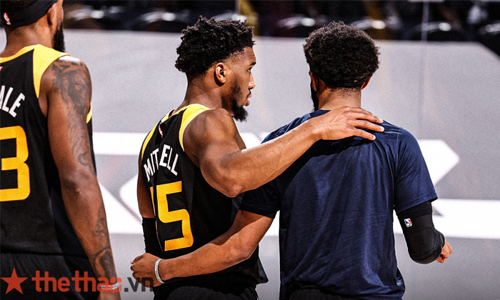 Donovan Mitchell trong chiến thắng của Utah Jazz với Los Angeles Lakers