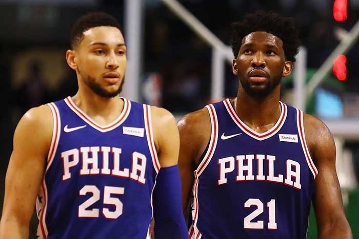 Ben Simmons và Joel Embiid liên quan đến ca dương tính với COVID-19