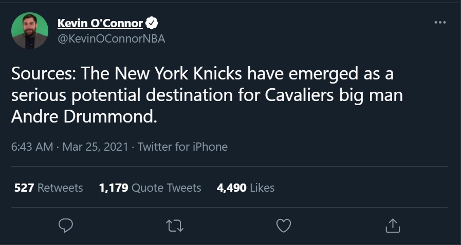 kevin-o-connor-knicks-andre-drummond