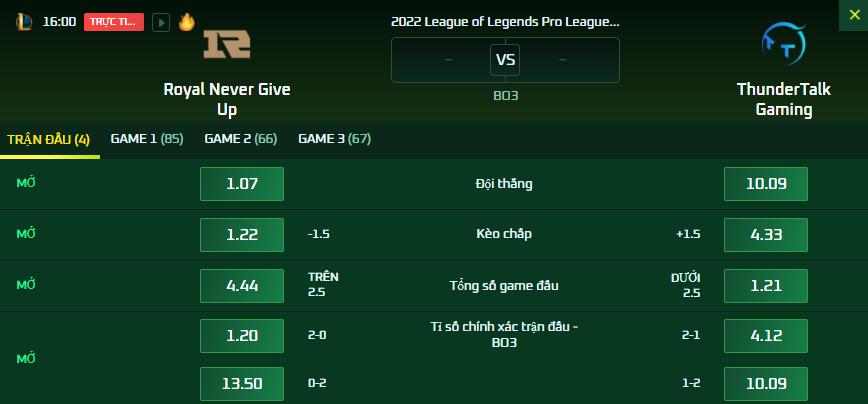 Dự đoán, soi kèo LPL mùa Xuân 2022: RNG vs TT - Ảnh 2