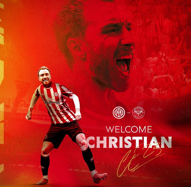 Christian Eriksen chính thức trở lại Ngoại hạng Anh trong màu áo Brentford - Ảnh 4