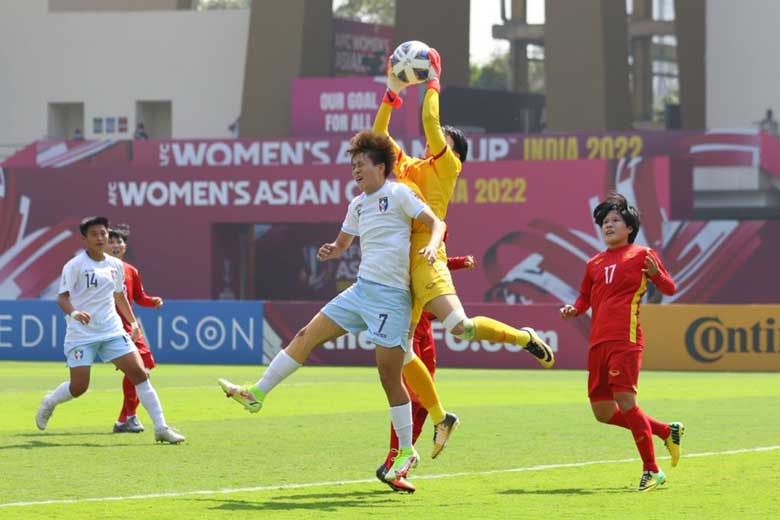 Kim Thanh là thủ môn cứu thua nhiều nhất tại Asian Cup nữ 2022 - Ảnh 1