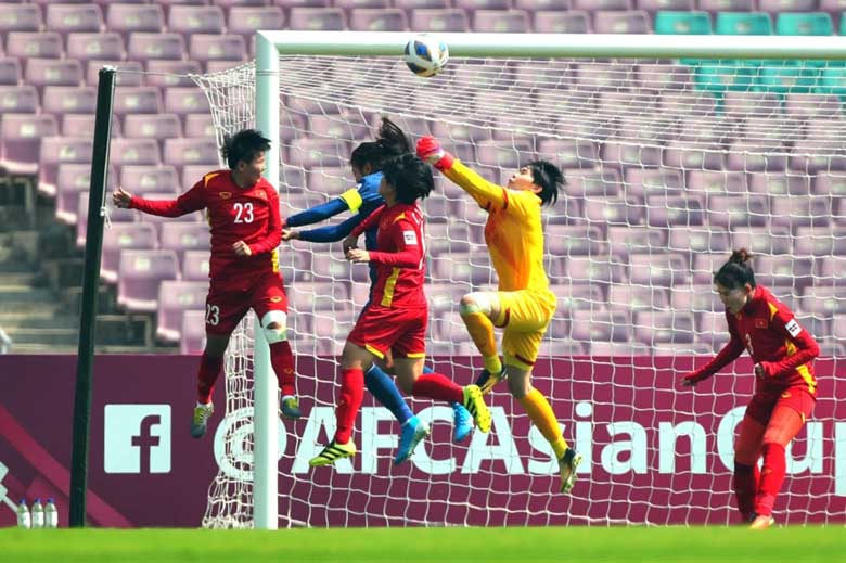 Kim Thanh là thủ môn cứu thua nhiều nhất tại Asian Cup nữ 2022 - Ảnh 2