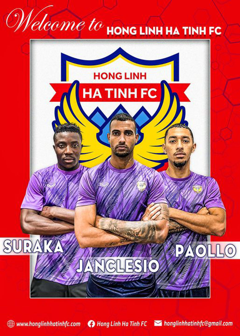 Hồng Lĩnh Hà Tĩnh công bố 3 ngoại binh cho V.League 2022 - Ảnh 2