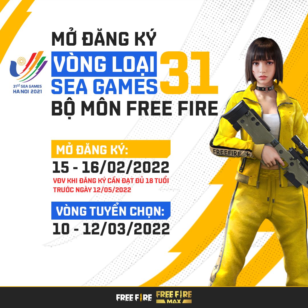 Free Fire công bố vòng loại SEA Games 31 - Ảnh 1