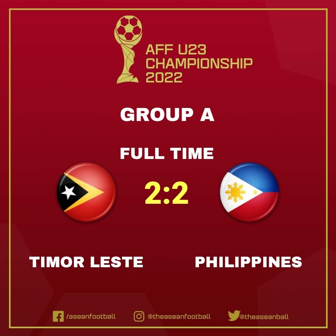U23 Philippines chật vật cầm hòa U23 Timor Leste - Ảnh 1