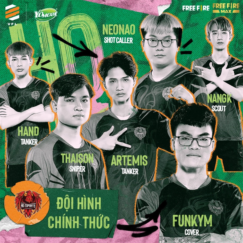 HQ Esports công bố đội hình dự Yomost VFL Spring 2022 - Ảnh 1