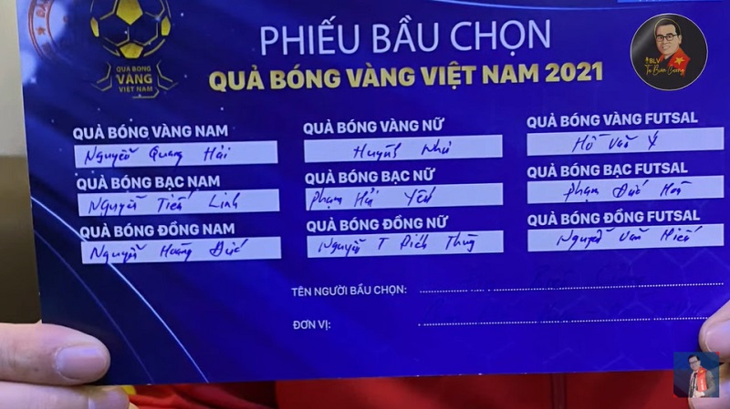 Tạ Biên Cương bầu chọn QBV Việt Nam 2021: ‘Tôi xứng đáng nhận 1 thẻ đỏ’ - Ảnh 2