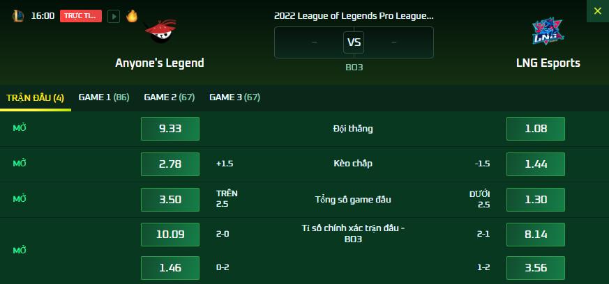 Dự đoán, soi kèo LPL mùa Xuân 2022: AL vs LNG - Ảnh 2