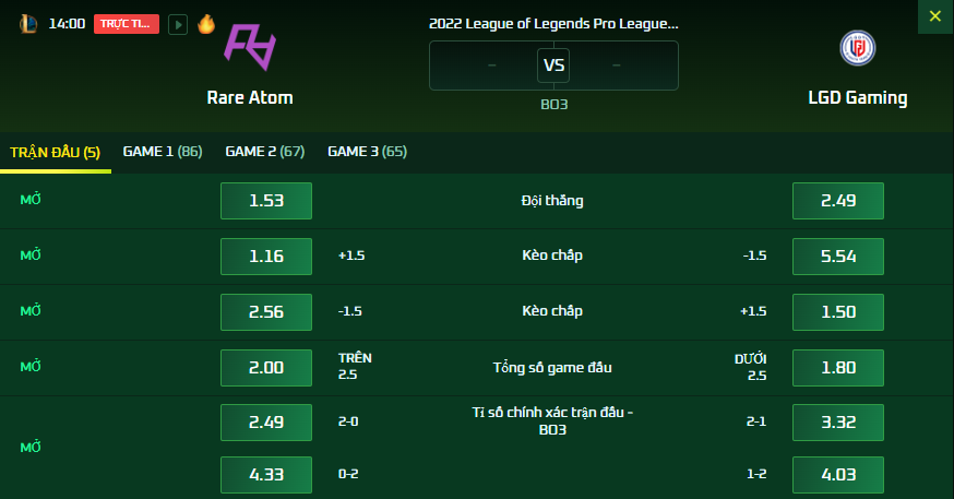 Dự đoán, soi kèo LPL mùa Xuân 2022: RA vs LGD - Ảnh 2