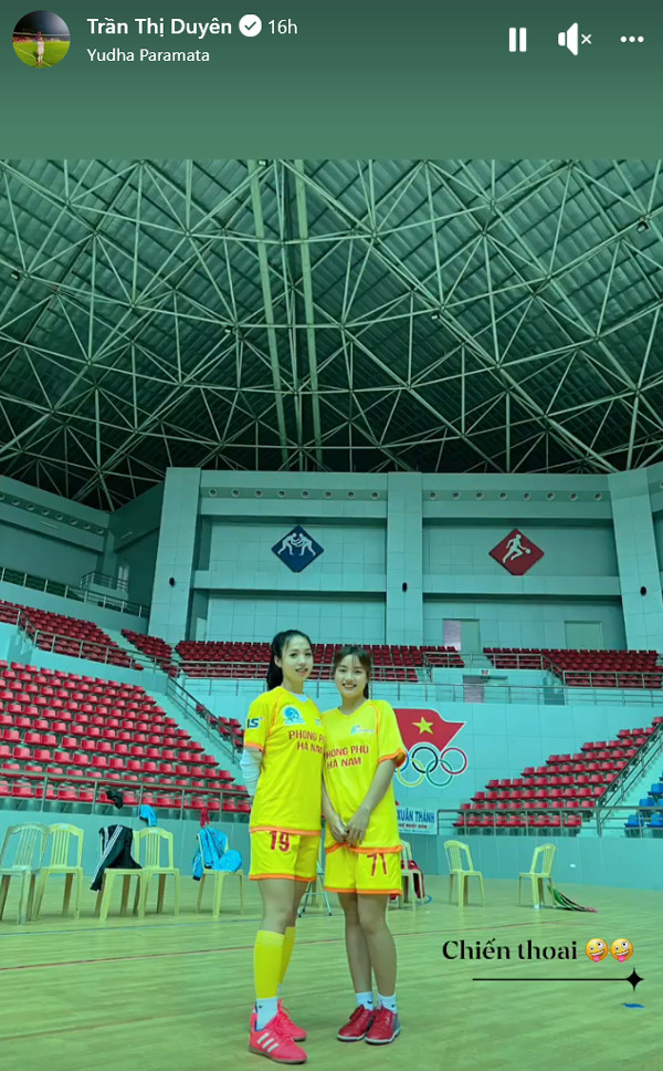 Hoa khôi bóng đá Trần Thị Duyên tham dự giải VĐQG Futsal nữ cùng PP Hà Nam - Ảnh 1