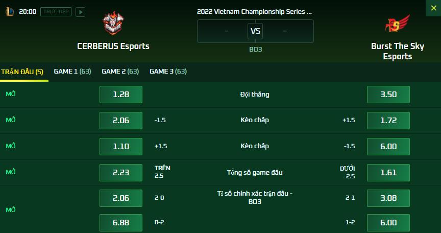 Dự đoán, soi kèo VCS mùa Xuân 2022: CES vs SKY - Ảnh 2