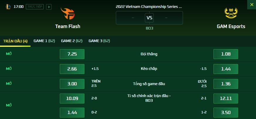 Dự đoán, soi kèo VCS mùa Xuân 2022: TF vs GAM - Ảnh 2