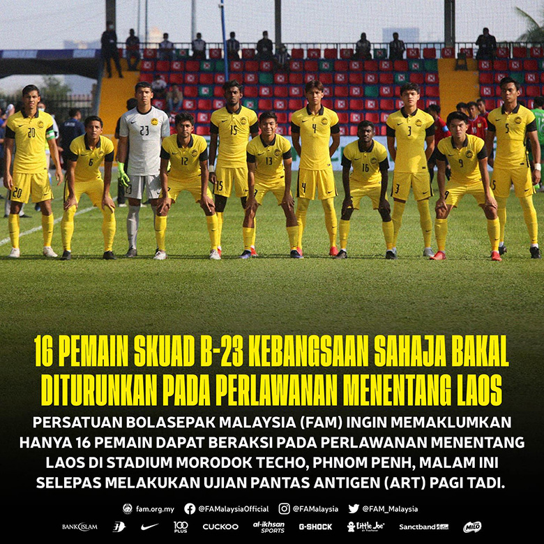 U23 Malaysia chỉ đăng ký 16 cầu thủ cho trận lượt về với Lào - Ảnh 1