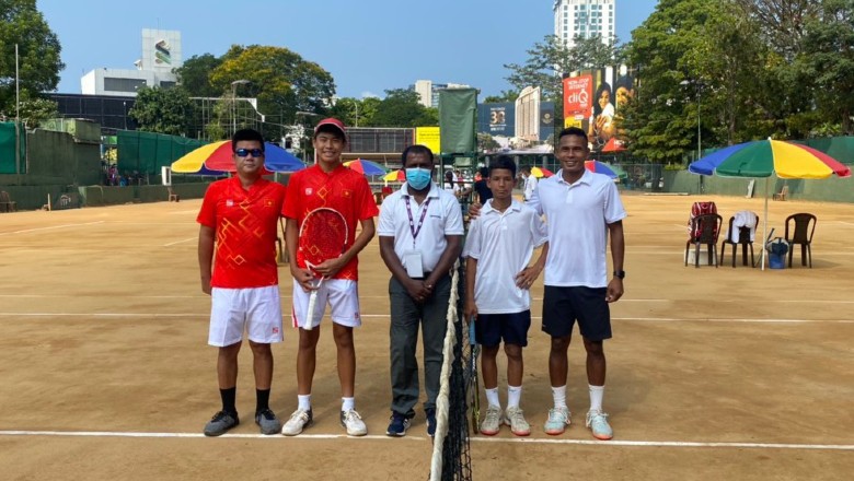 Tuyển nam trẻ quần vợt Việt Nam khởi đầu hoàn hảo tại Vòng sơ loại Junior Davis Cup 2022 - Ảnh 2