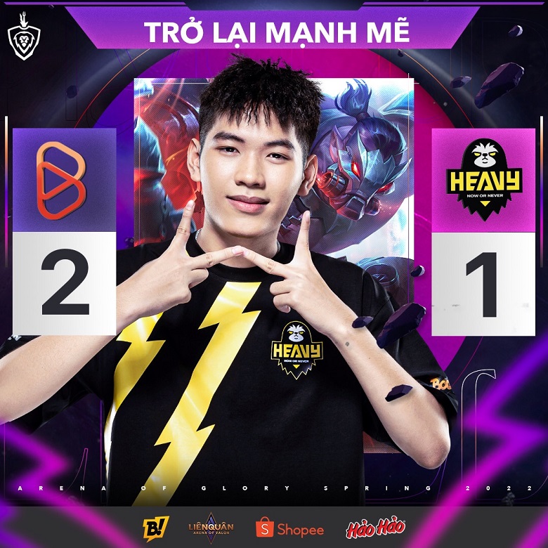 ĐTDV mùa Xuân 2022: HEAVY thắng ngược khó tin trước BOX Gaming, lọt vào Top 3 - Ảnh 2