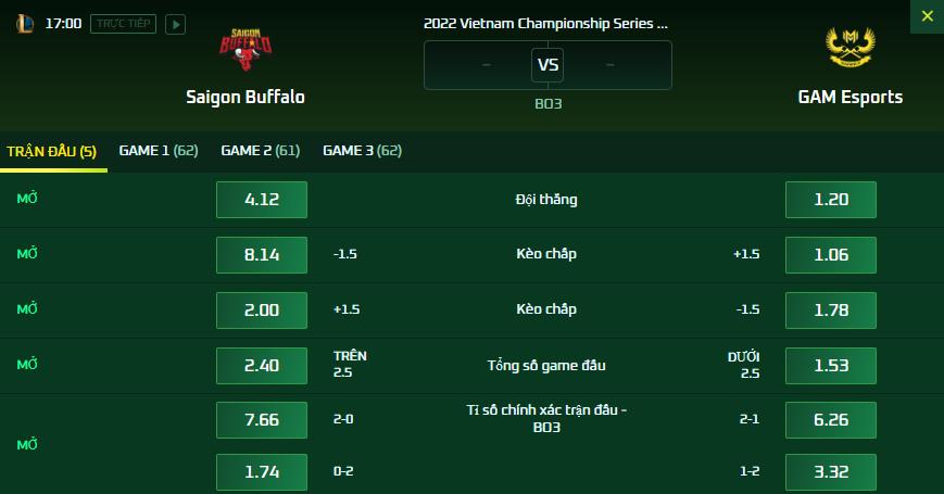 Dự đoán, soi kèo VCS mùa Xuân 2022: SGB vs GAM - Ảnh 3