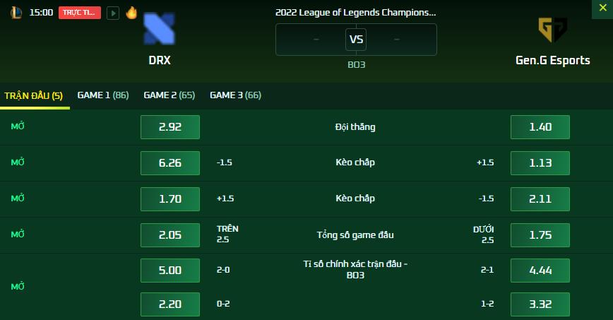 Dự đoán, soi kèo LCK mùa Xuân 2022: DRX vs GEN - Ảnh 2