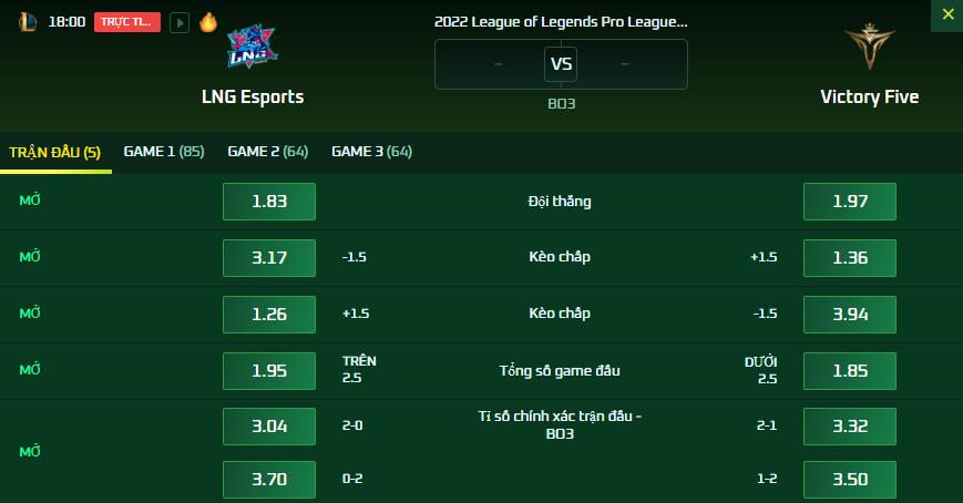 Dự đoán, soi kèo LPL mùa Xuân 2022: LNG vs V5 - Ảnh 2