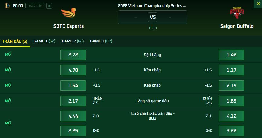 Dự đoán, soi kèo VCS mùa Xuân 2022: SE vs SGB - Ảnh 2