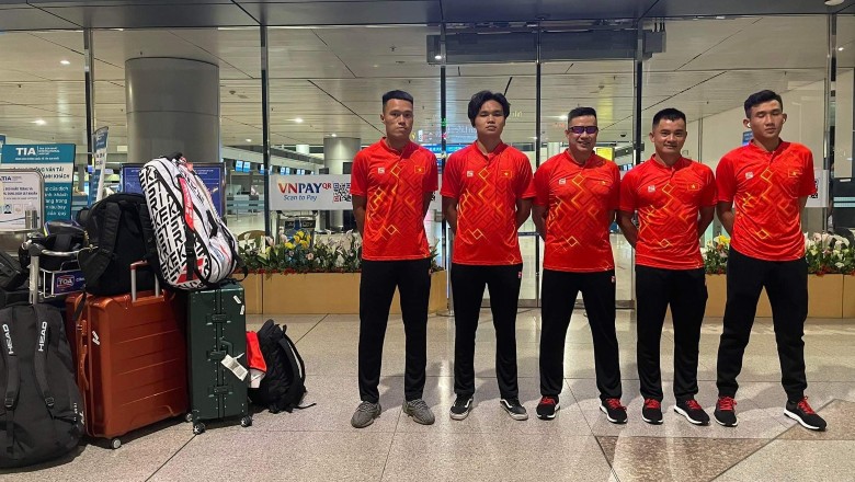 ĐT Quần vợt Việt Nam lên đường dự giải quốc tế đầu tiên trong năm 2022 - Ảnh 1