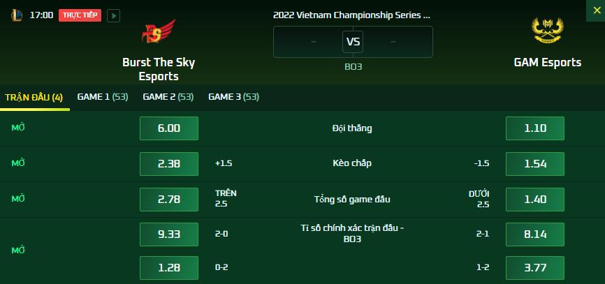 Dự đoán, soi kèo VCS mùa Xuân 2022: SKY vs GAM - Ảnh 2