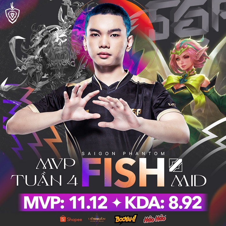 ĐTDV mùa Xuân 2022: Fish giành MVP tuần 4, KhiênG lấy chỗ của Lai Bâng - Ảnh 2